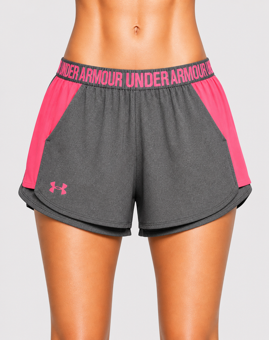 Under Armour Women Gray Sport Short