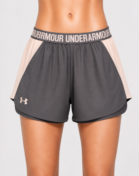 Under Armour Women Maroon Sport Short