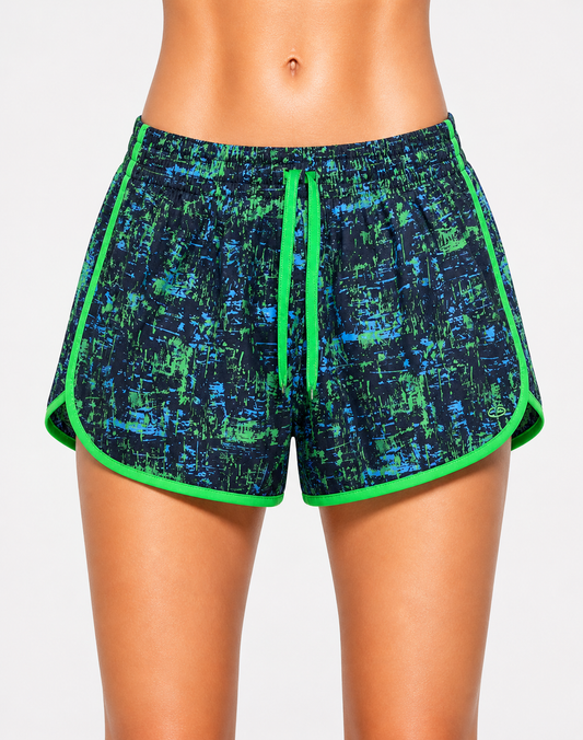 Champion Women Green Sport Short