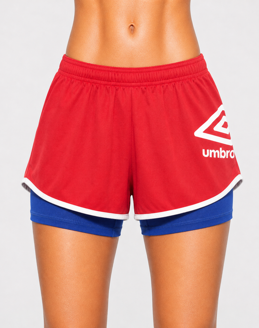 Umbro Women Red Sport Short