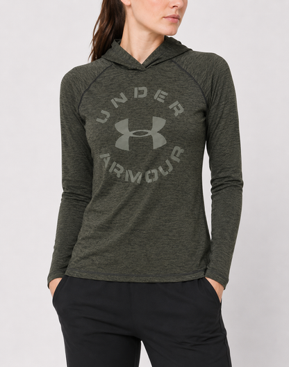 Under Armour Women Sport Green  T Shirt