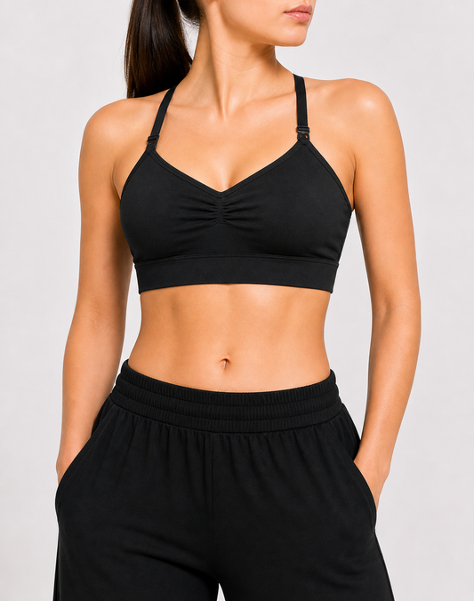 Isabel Maternity Women Black Sport Bra