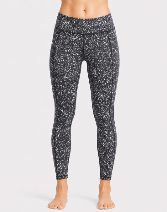 Spalding Women Black Sport Tights