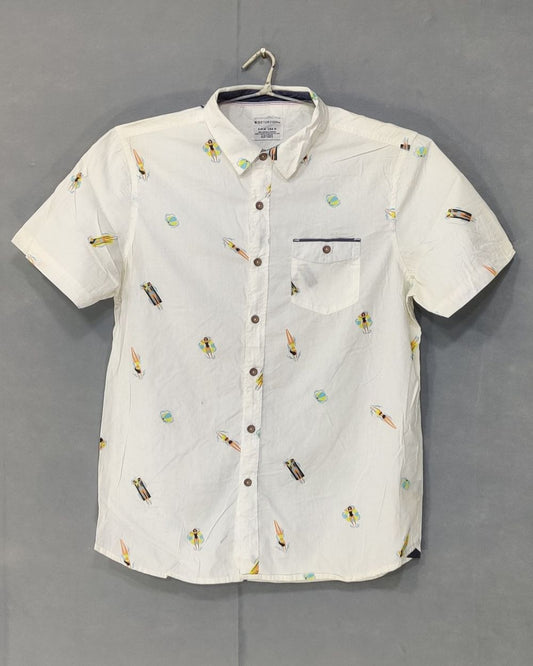 Distortion Branded Original Cotton Shirt For Men