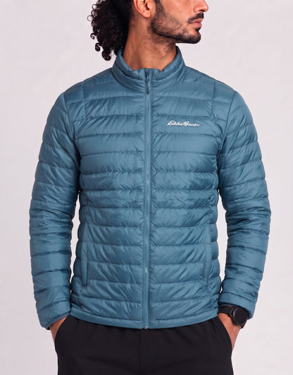 Eddie Bauer Men Puffer Blue Jacket