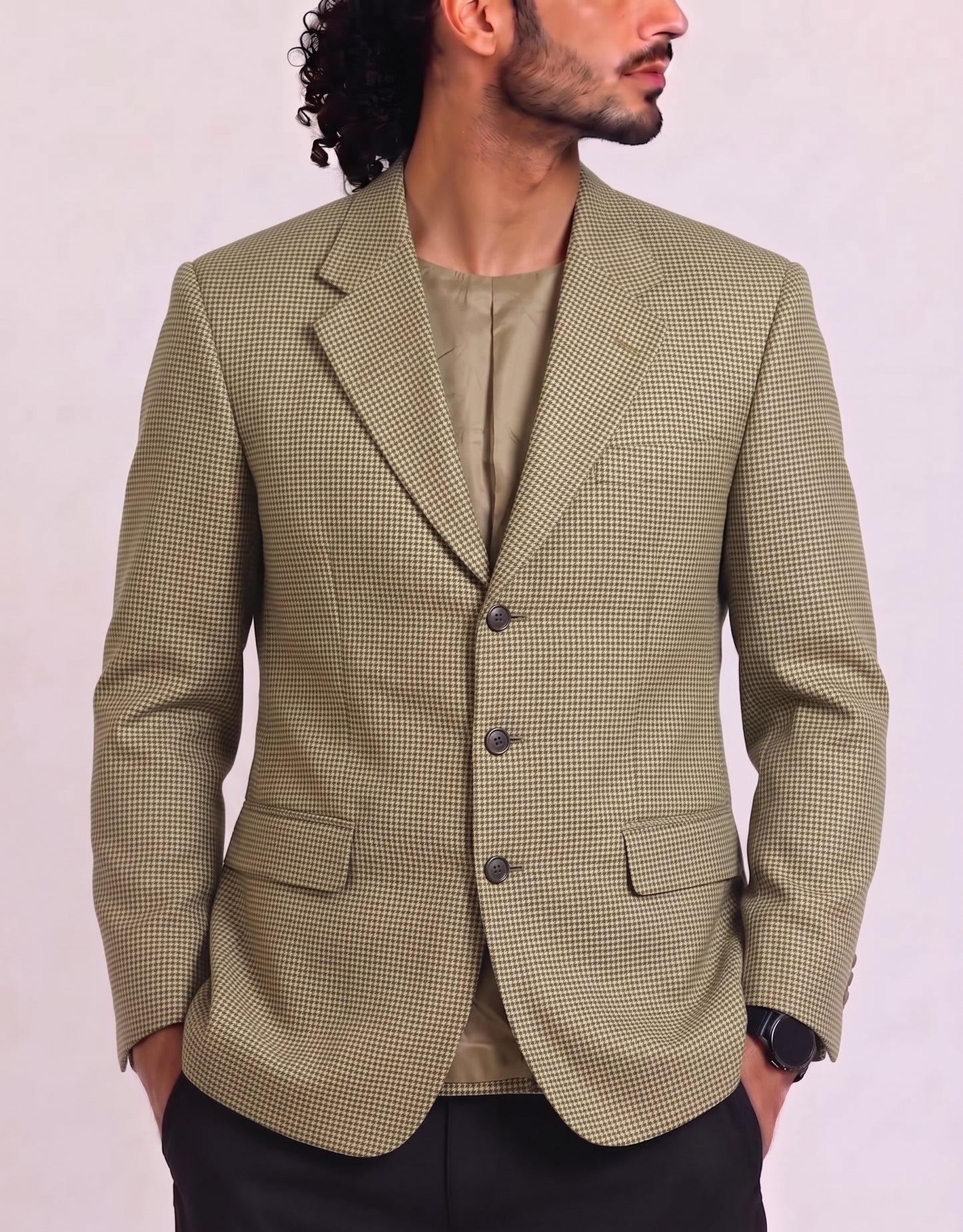 Chaps Men Cotton Cream Coat M