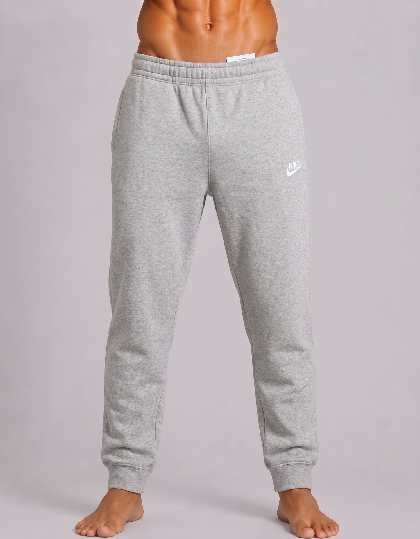 Nike Men Cotton Gray Trouser L