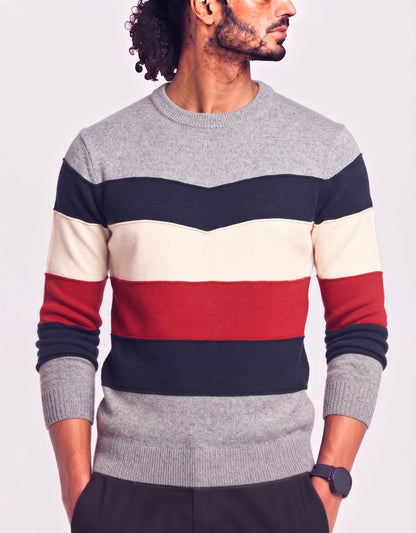 Tommy Hilfiger Men Gray Sweater L