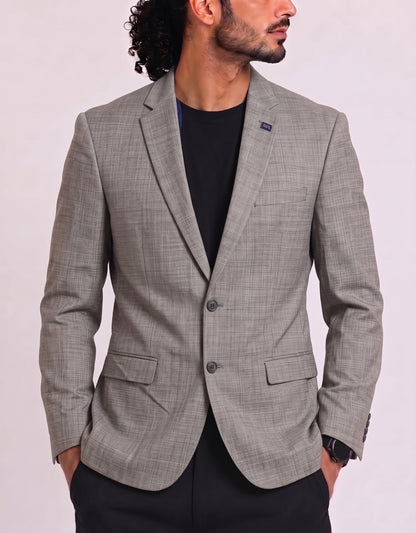 Ok Egara Men Cotton Gray Coat M