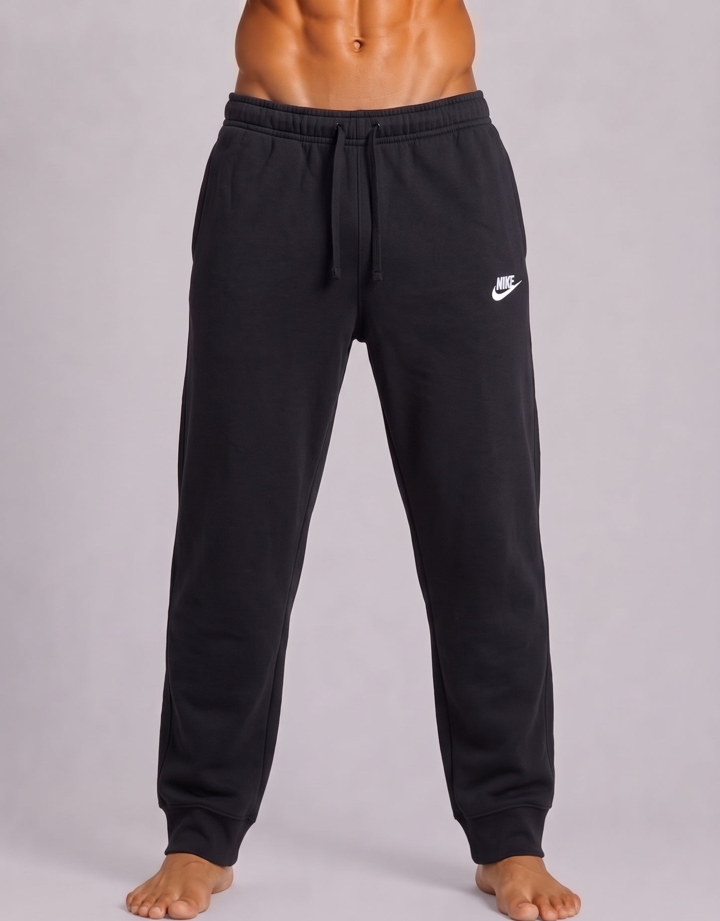 Nike Men Cotton Black Trouser M