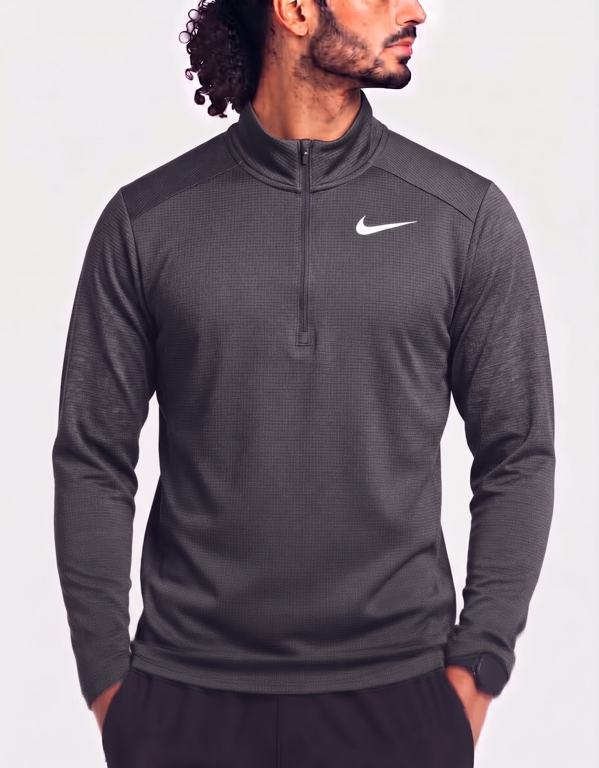 Nike men black sweatshirt, Small, 20–21 in chest — product image 1