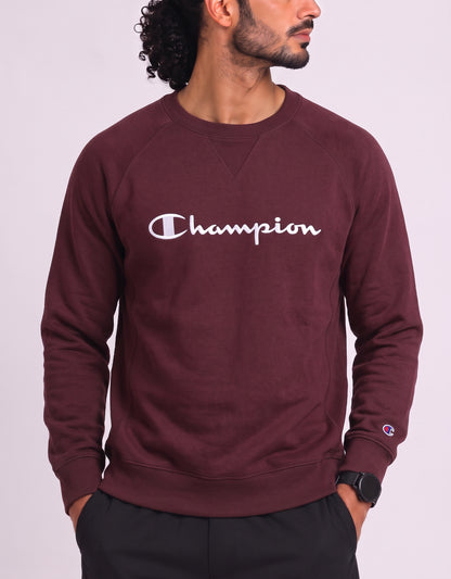 Champion Men Cotton Fleece Mahron Hoodie S
