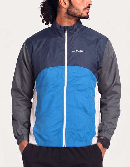 Flair Men Sport Blue Windbreaker XL