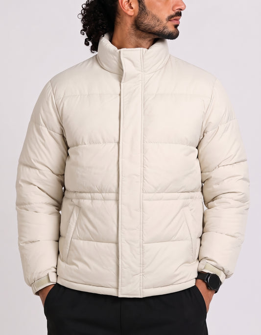 Reebok Men Puffer Cream Jacket