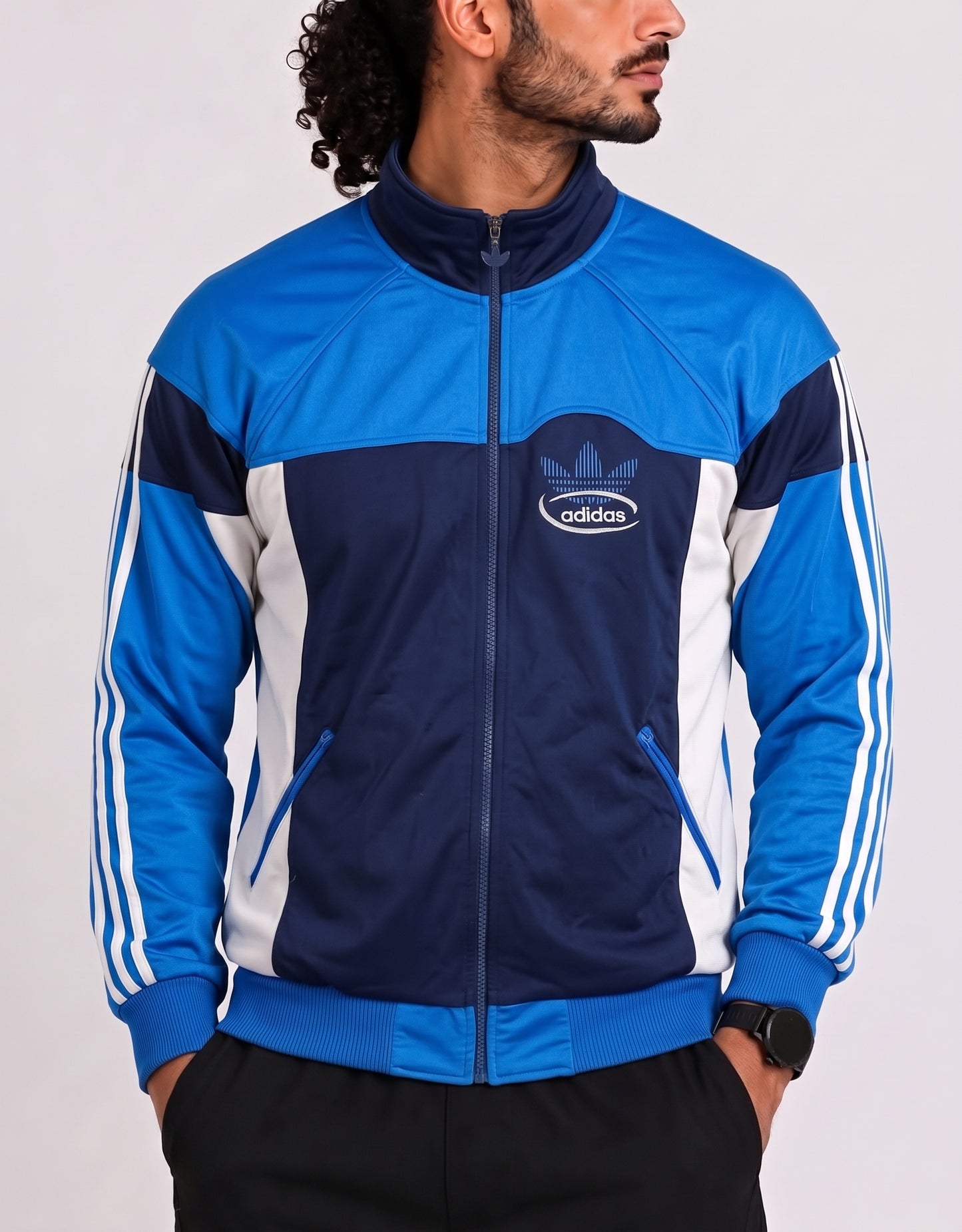 Adidas Sport Blue Men Windbreaker M