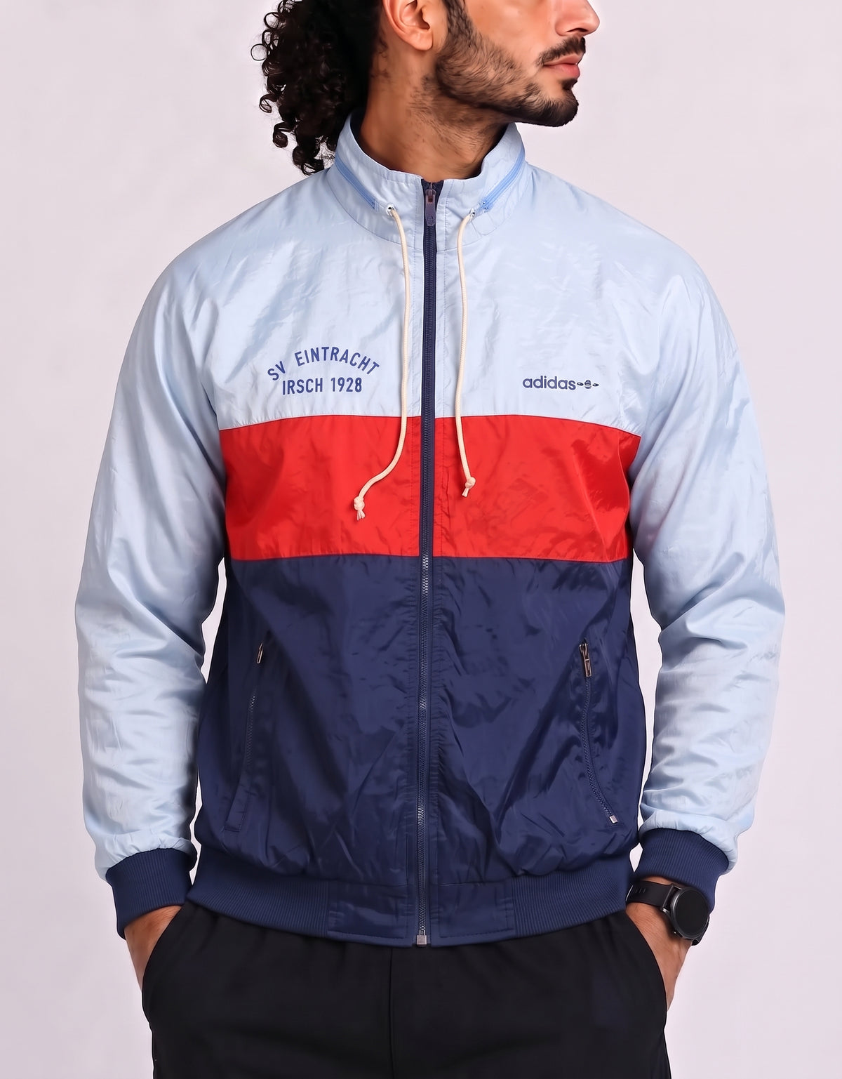 Adidas Sport Blue Men Windbreaker M