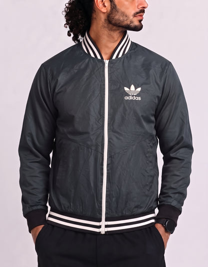 Adidas Sport Gray Men Windbreaker XS