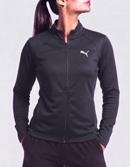 Puma Women Black Sport Zipper XL