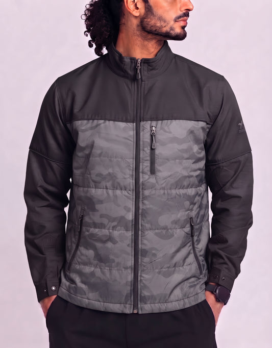 Zeroxposur Men Camouflage Puffer Jacket
