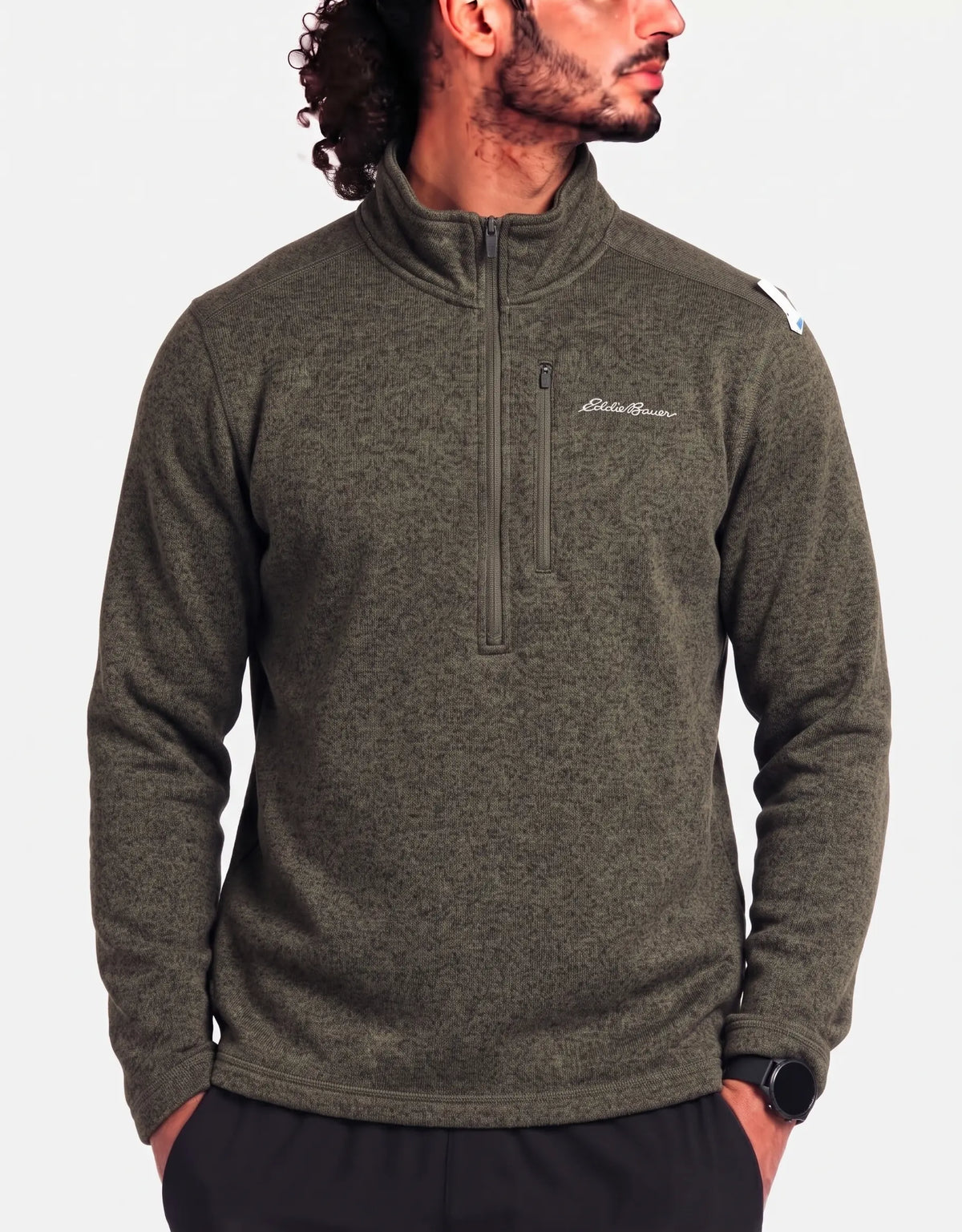 Eddie Bauer Men Shell Brown Sweatshirt XL