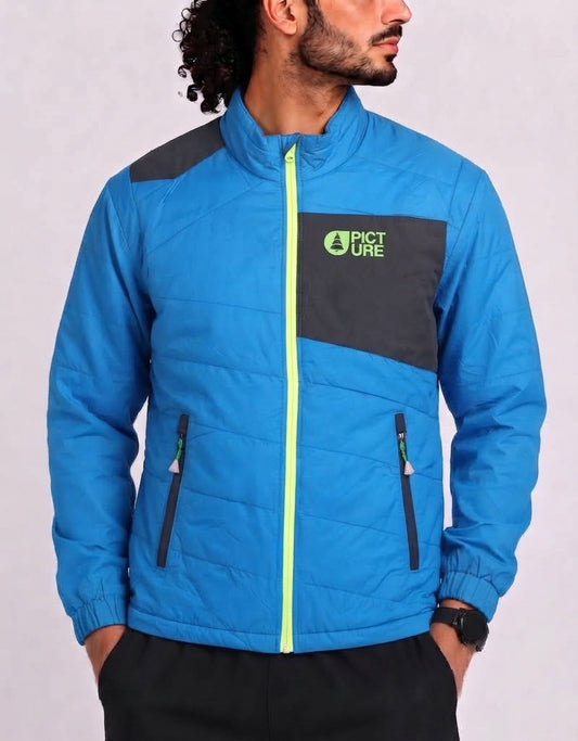 Pict Ure Men Blue Puffer Jacket
