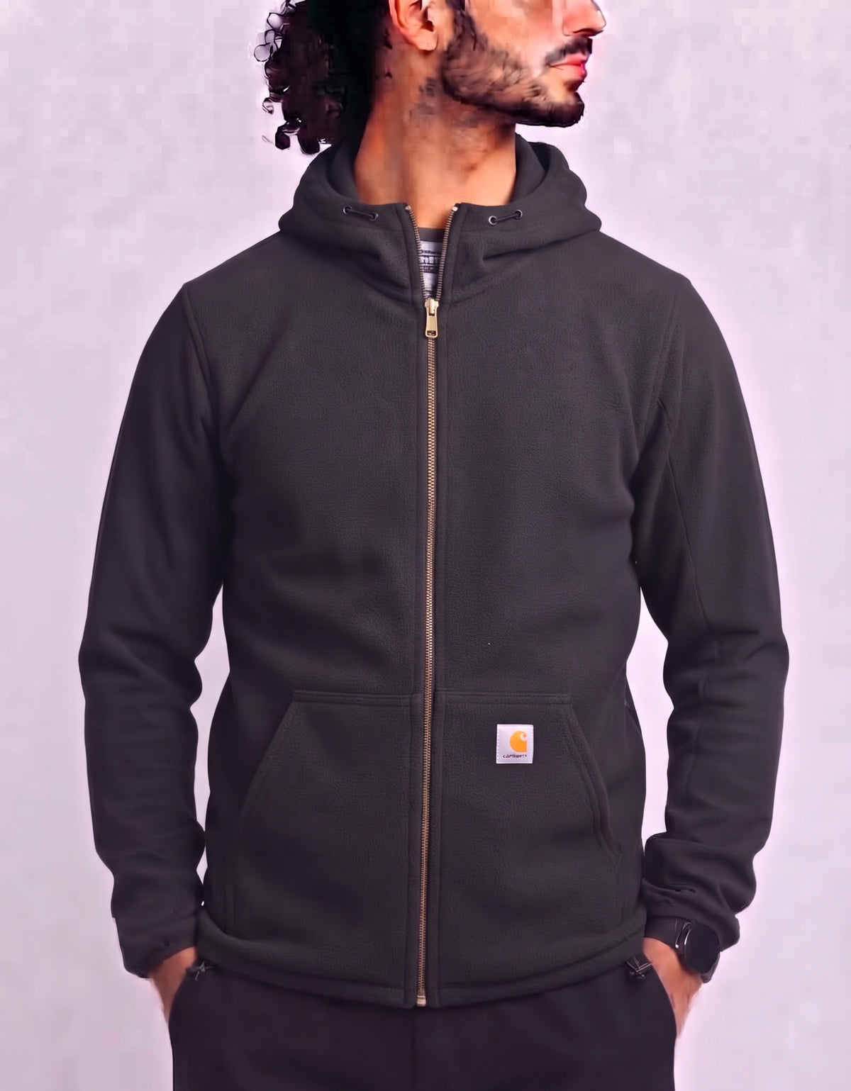 Carhartt Men Black Zipper