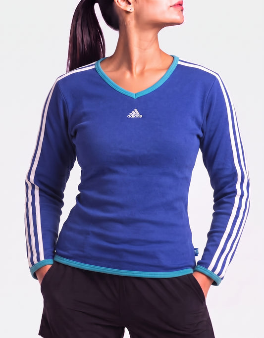 Adidas Women Blue Sweatshirt – Preloved Labels