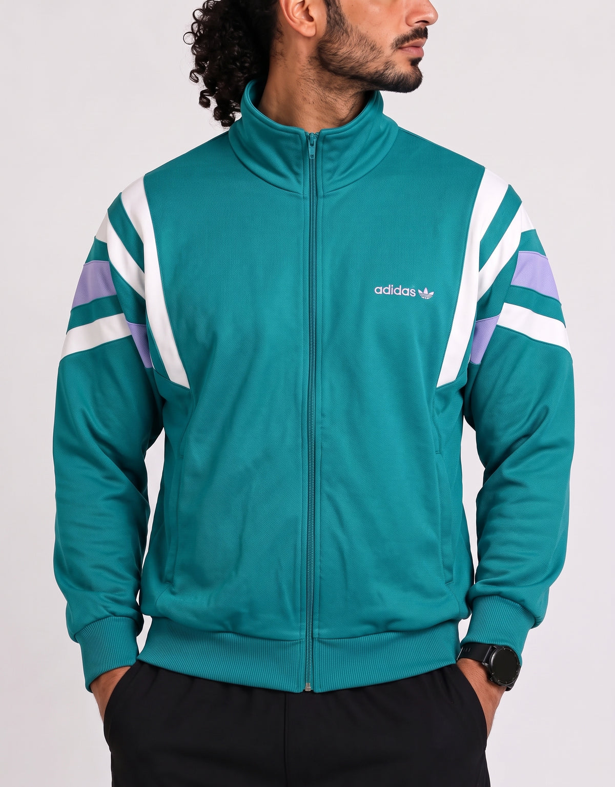 Adidas Sport Men Green Windbreaker XL