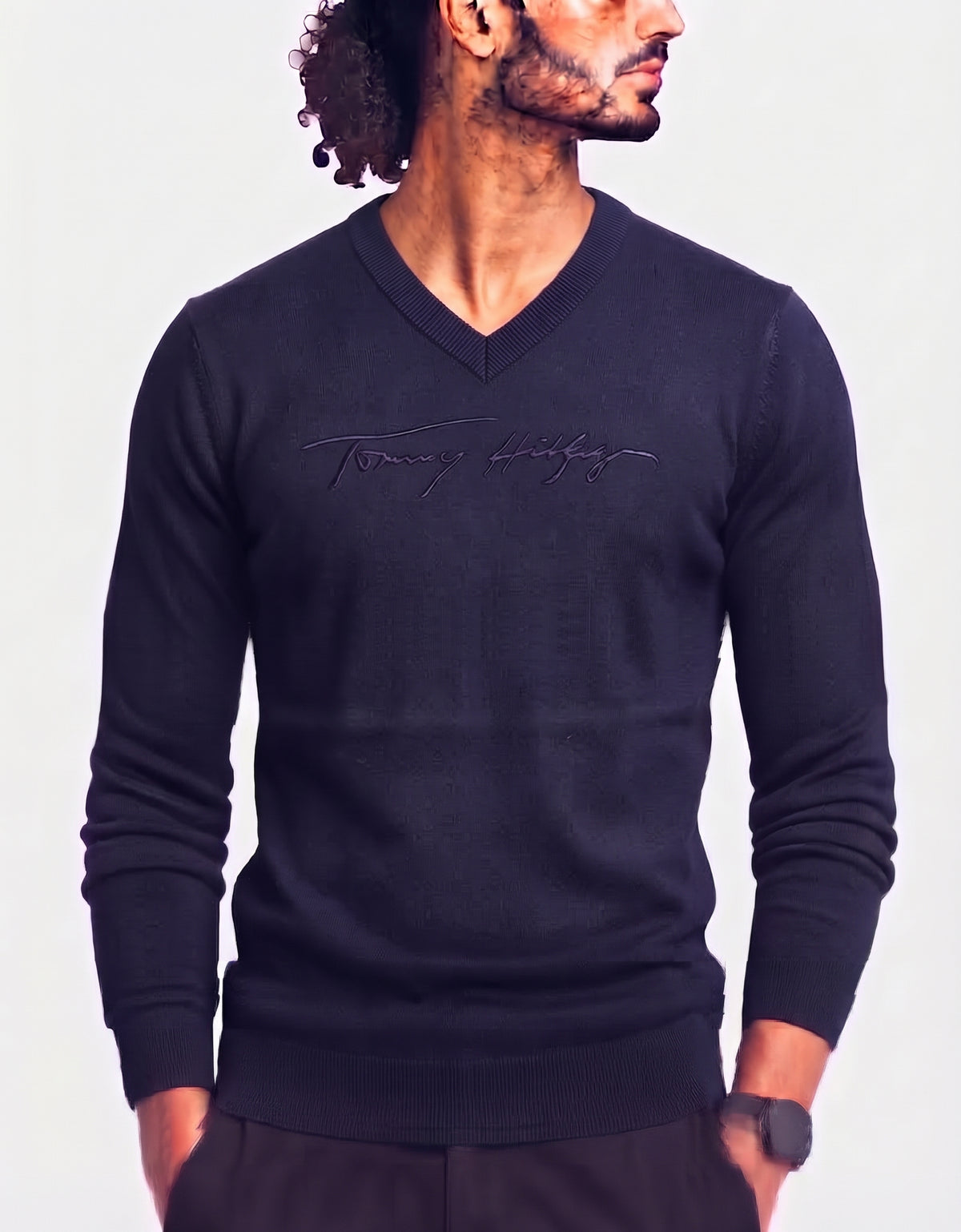 Tommy Hilfiger Men Blue Sweater XL