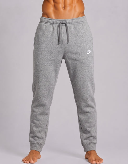 Nike Men Cotton Gray Trouser M
