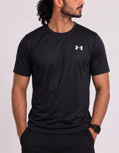 Under Armour Men Sport Black T Shirt 2XL