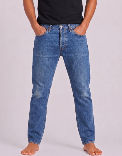 Levi's 501 Men Blue Cotton Jeans