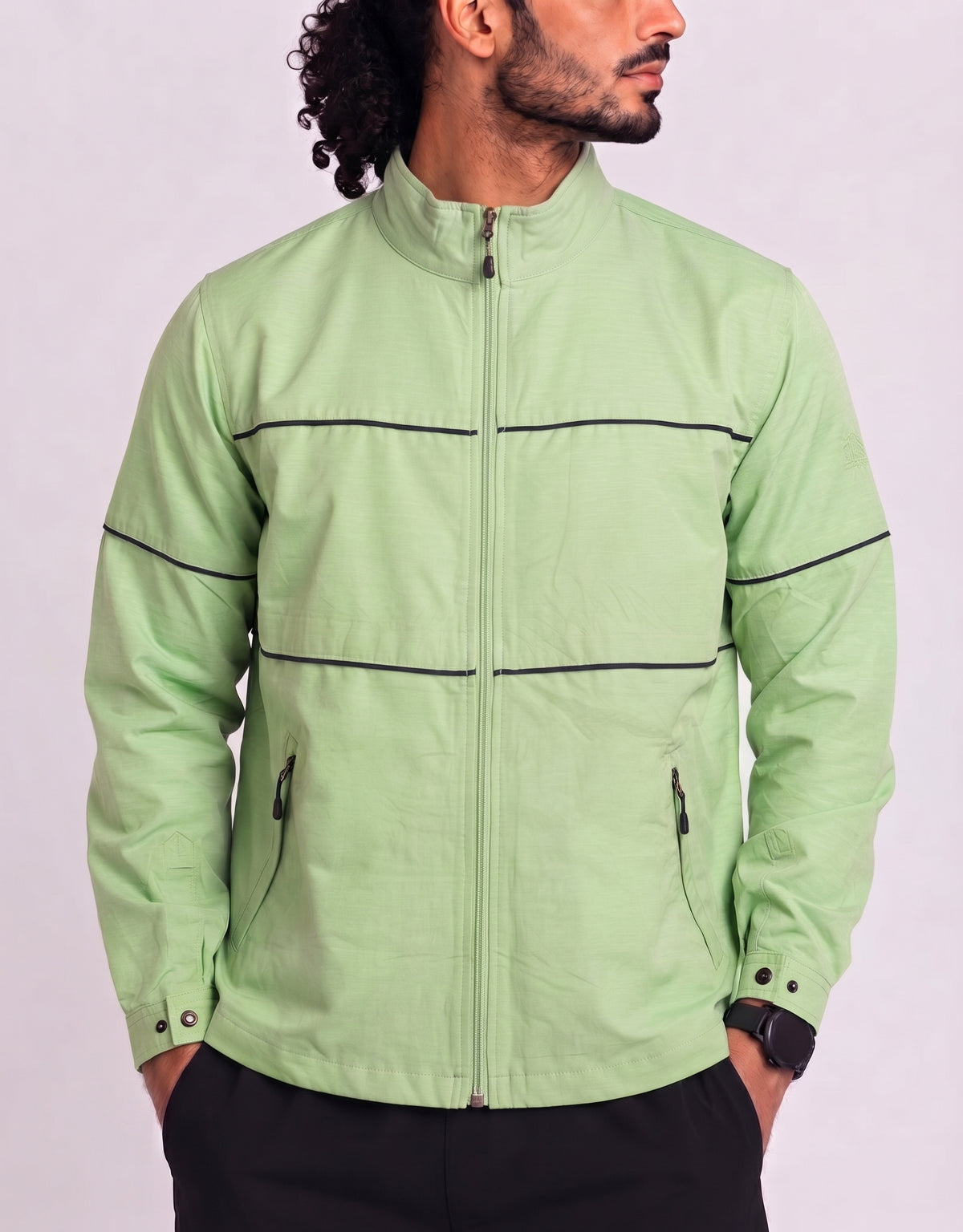 Cutter & Buck Men Green Jacket