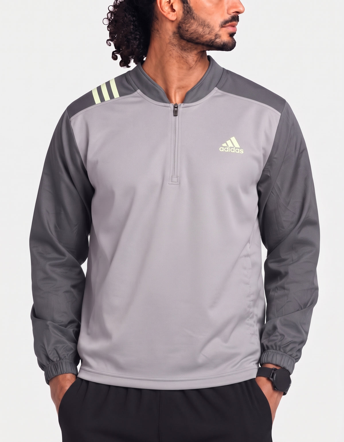 Adidas Men Sport Gray Sweatshirt M