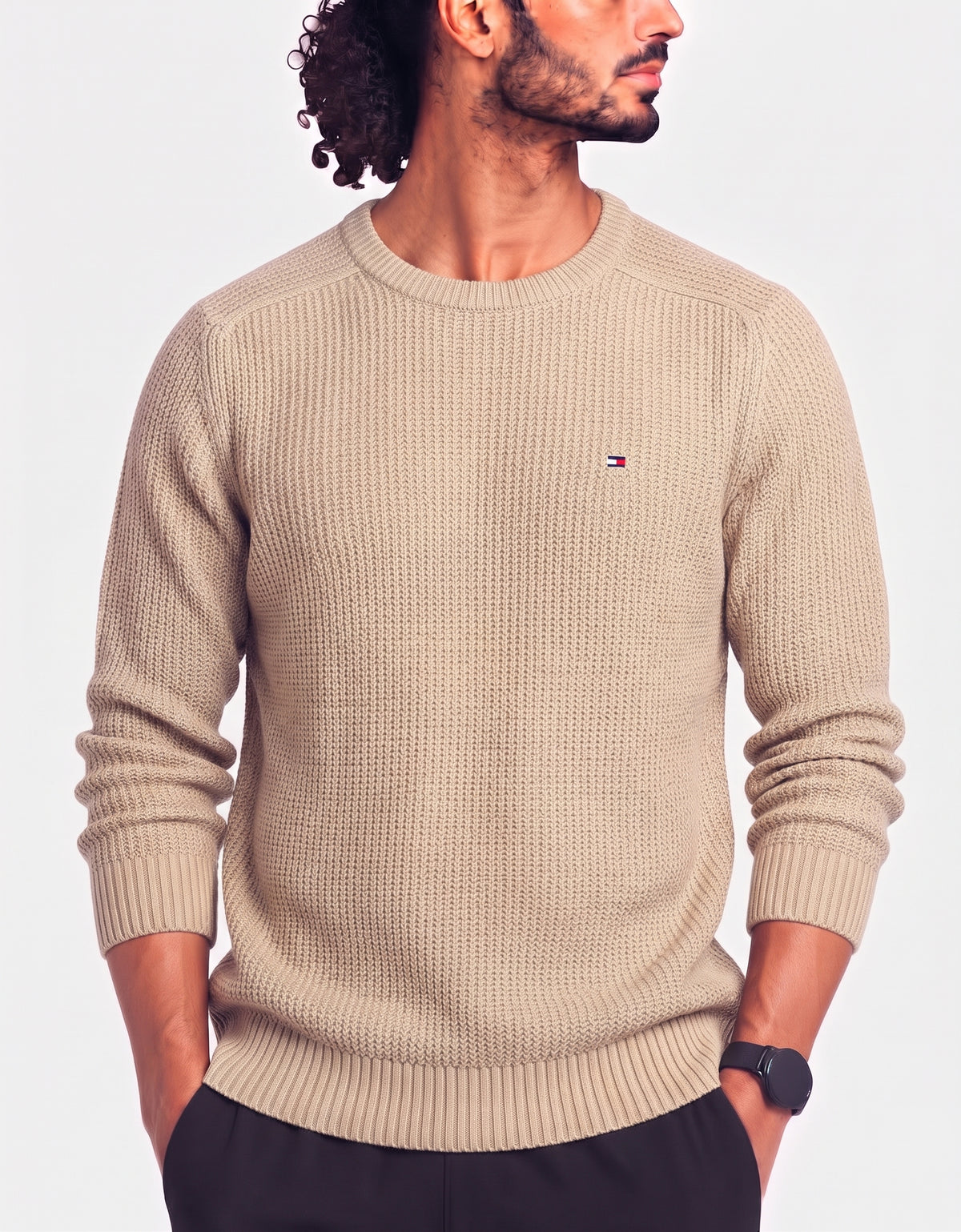 Tommy Hilfiger Men Brown Sweater XL