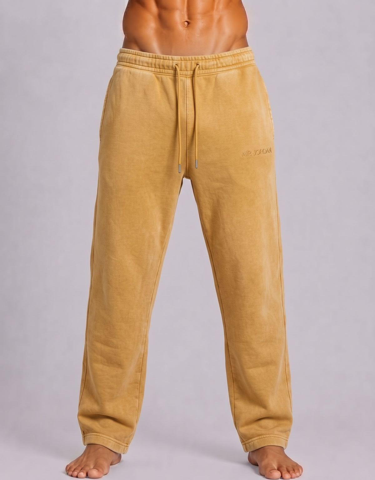 Jordan Men Cotton Brown Trouser S