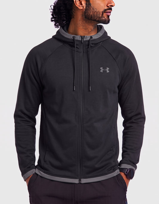 Under Armour Men Cotton Black Zipper S