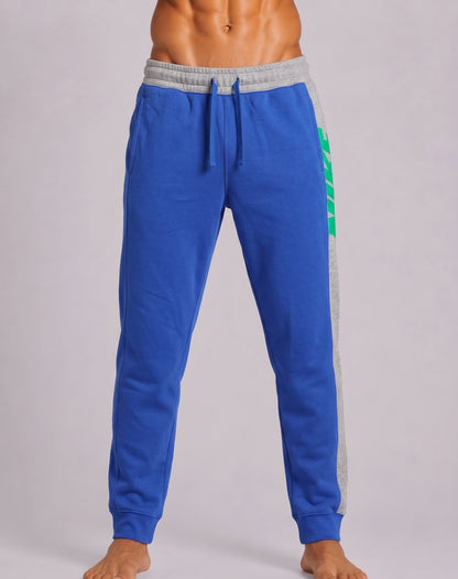 Nike Men Cotton Blue Trouser XL