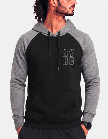Pennant Men Polyester Black Hoodie XL