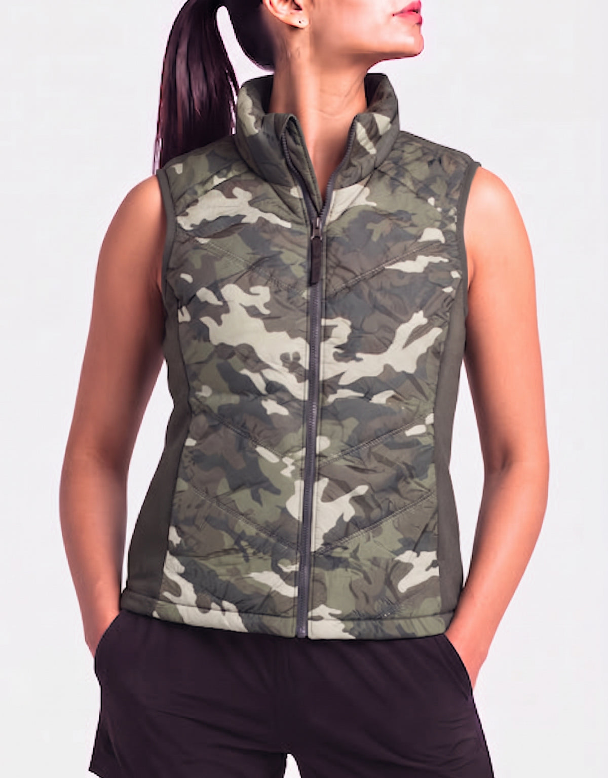 Avia Women Camouflage Vest Jacket