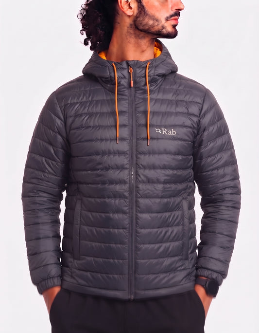 Rab Men Gray Puffer Jacket