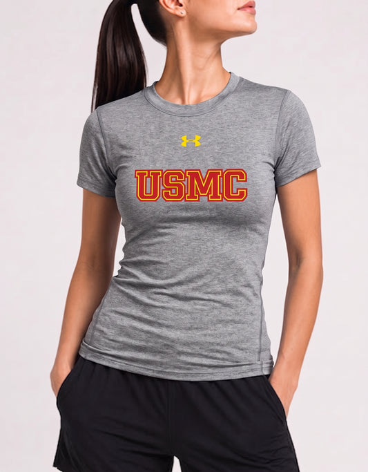 Under Armour Women Sport Gray T Shirt S