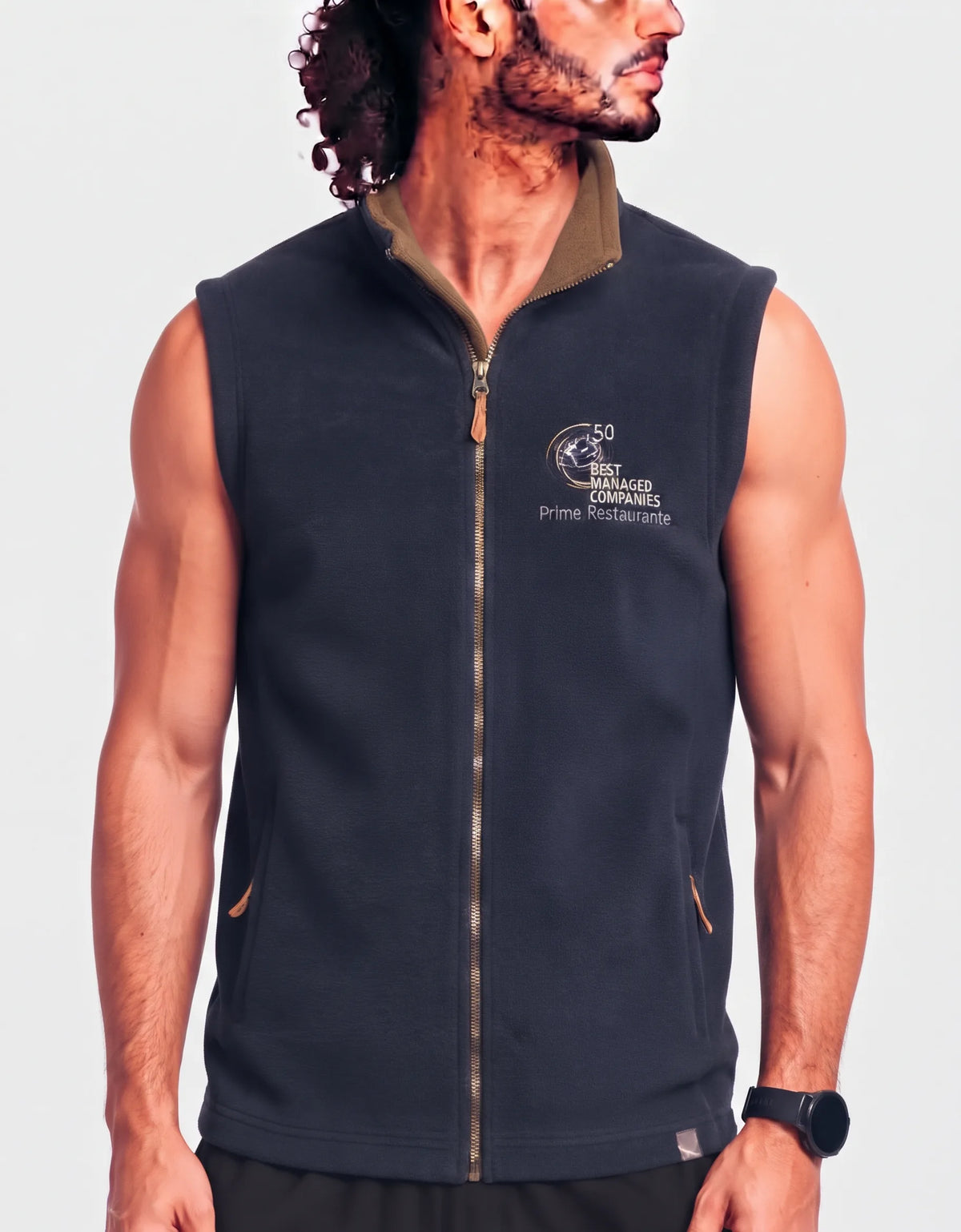 Storm Tech Men Shell Navy Vest Zipper M