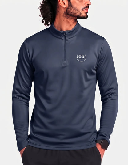 White Bear Men Polyester Navy Sweatshirt L