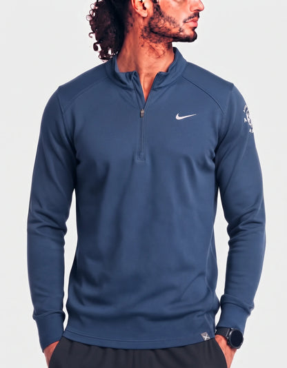 Nike Men Polyester Blue Sweatshirt L