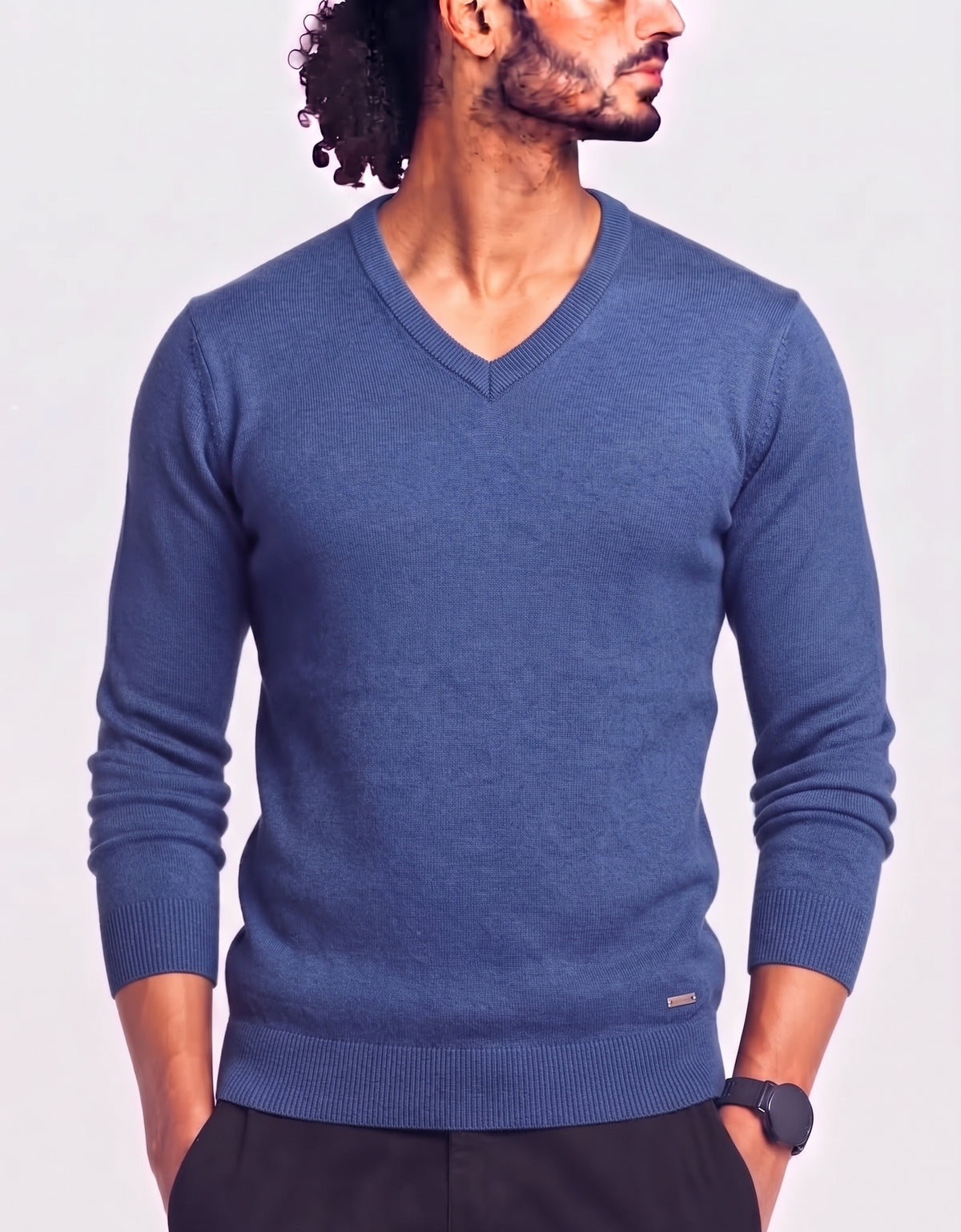 Hugo Boss Men Blue Sweater M