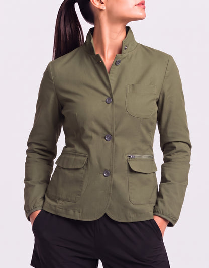 Eddie Bauer Women Gray Coat Jacket M