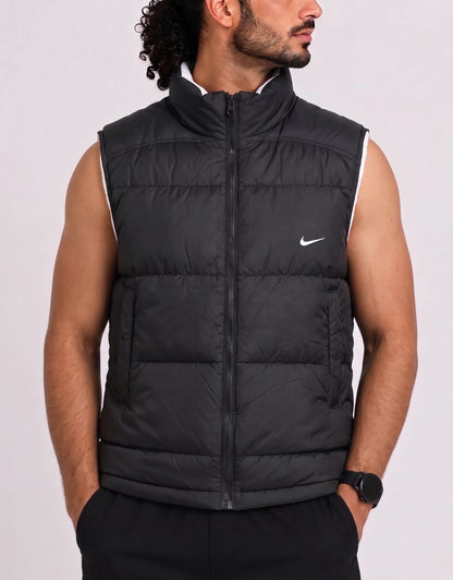 Nike Men Puffer Gray Vest Jacket