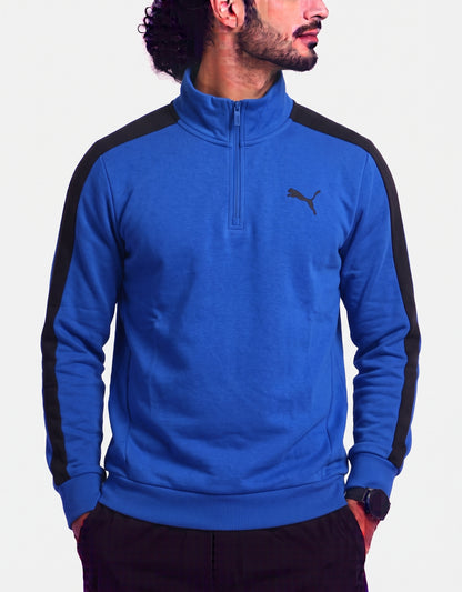 Puma Men Cotton Fleece Blue Sweatshirt 2XL