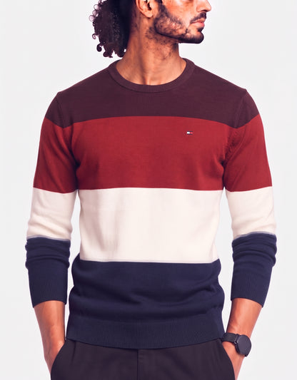 Tommy Hilfiger Men Red Sweater L